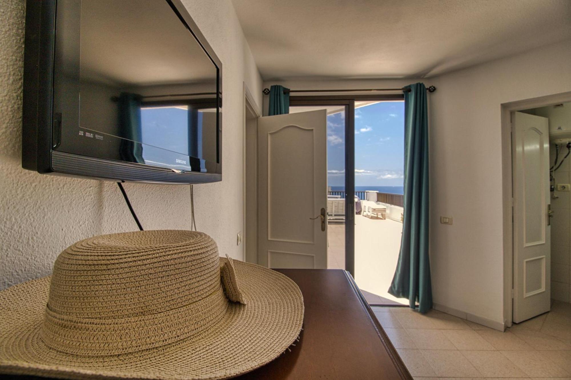 Penthouse Sea View Jacuzzy Terrace & Pool Apartment Playa Fanabe Ngoại thất bức ảnh