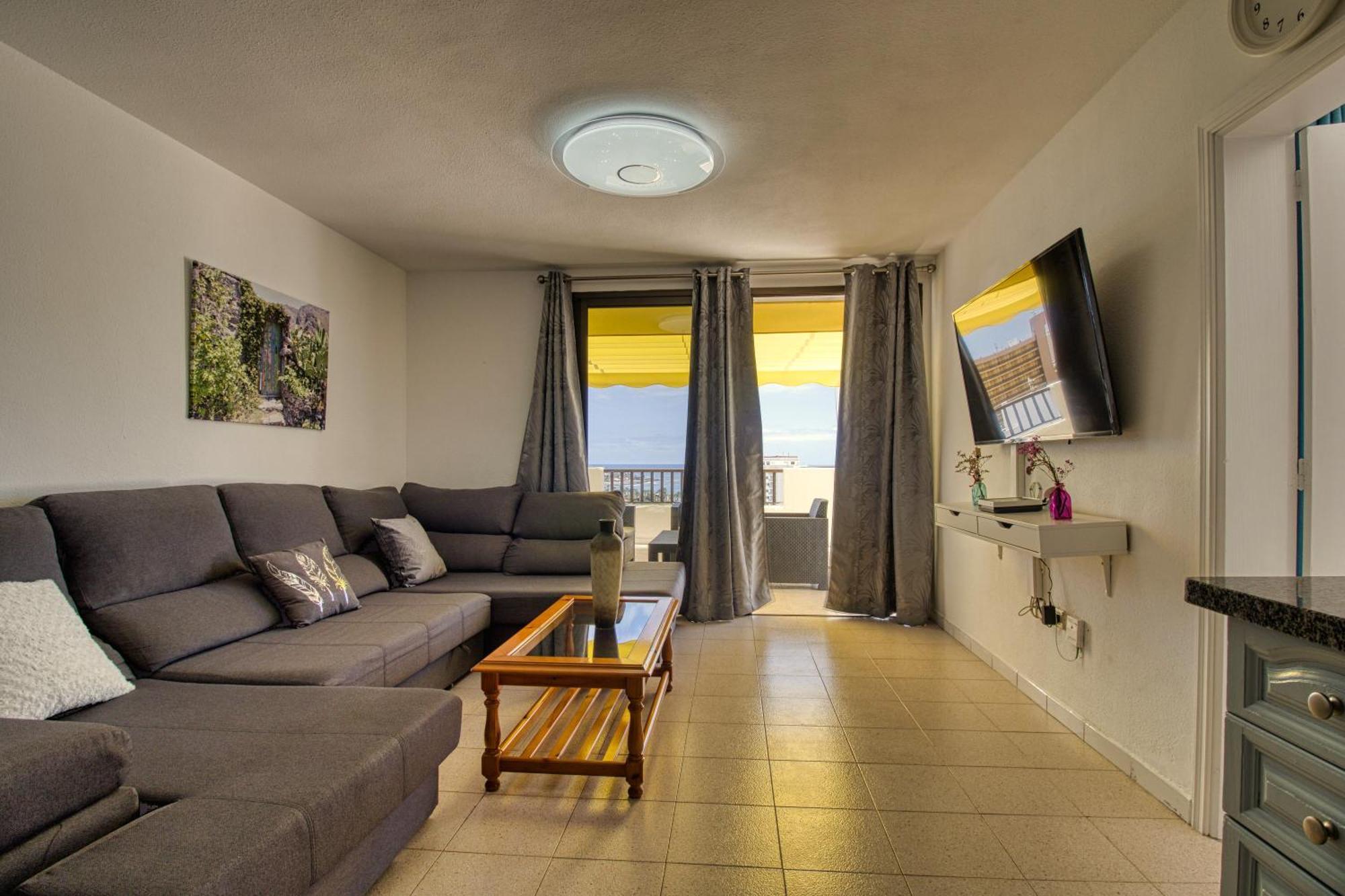 Penthouse Sea View Jacuzzy Terrace & Pool Apartment Playa Fanabe Ngoại thất bức ảnh