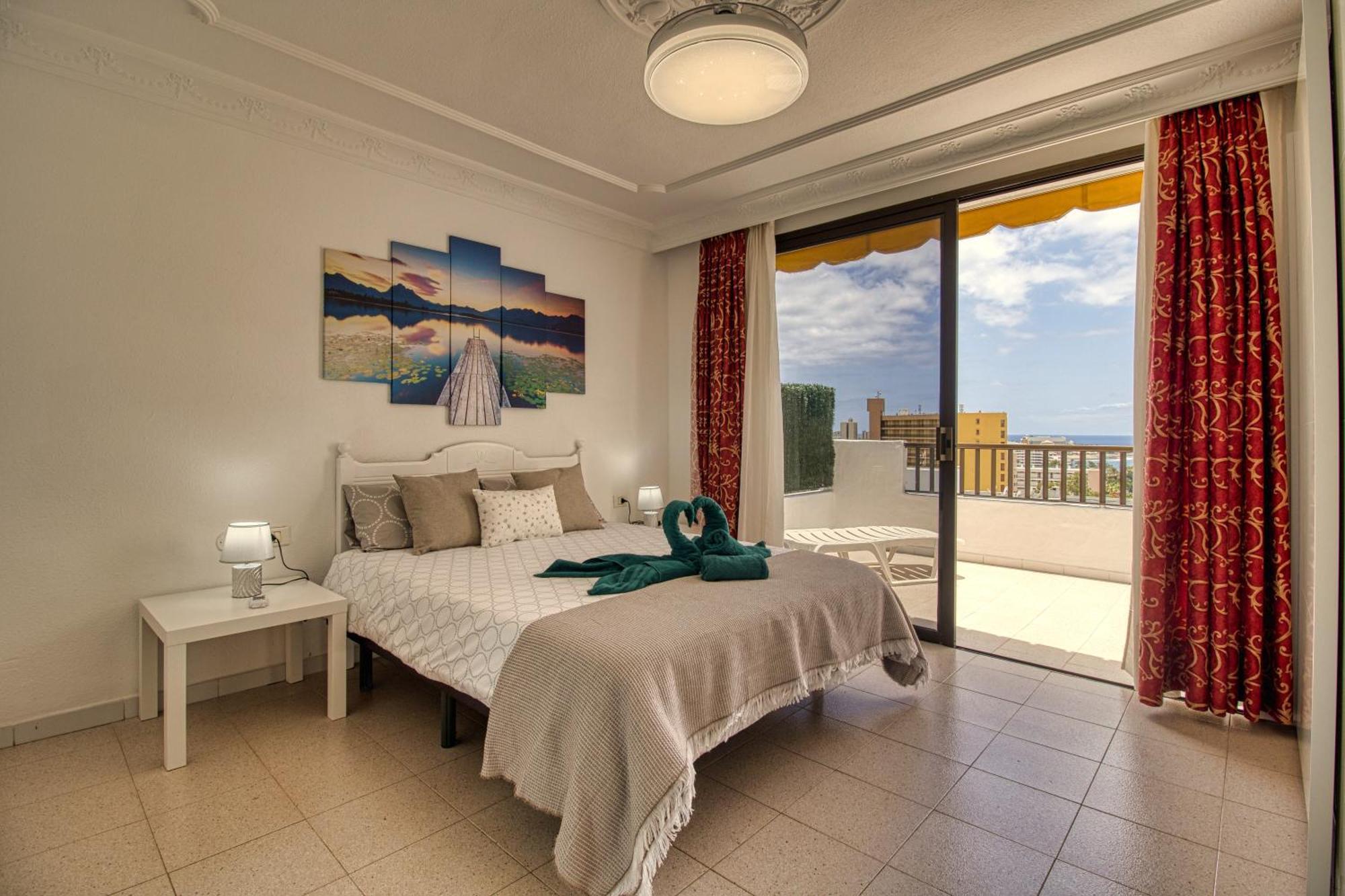 Penthouse Sea View Jacuzzy Terrace & Pool Apartment Playa Fanabe Ngoại thất bức ảnh