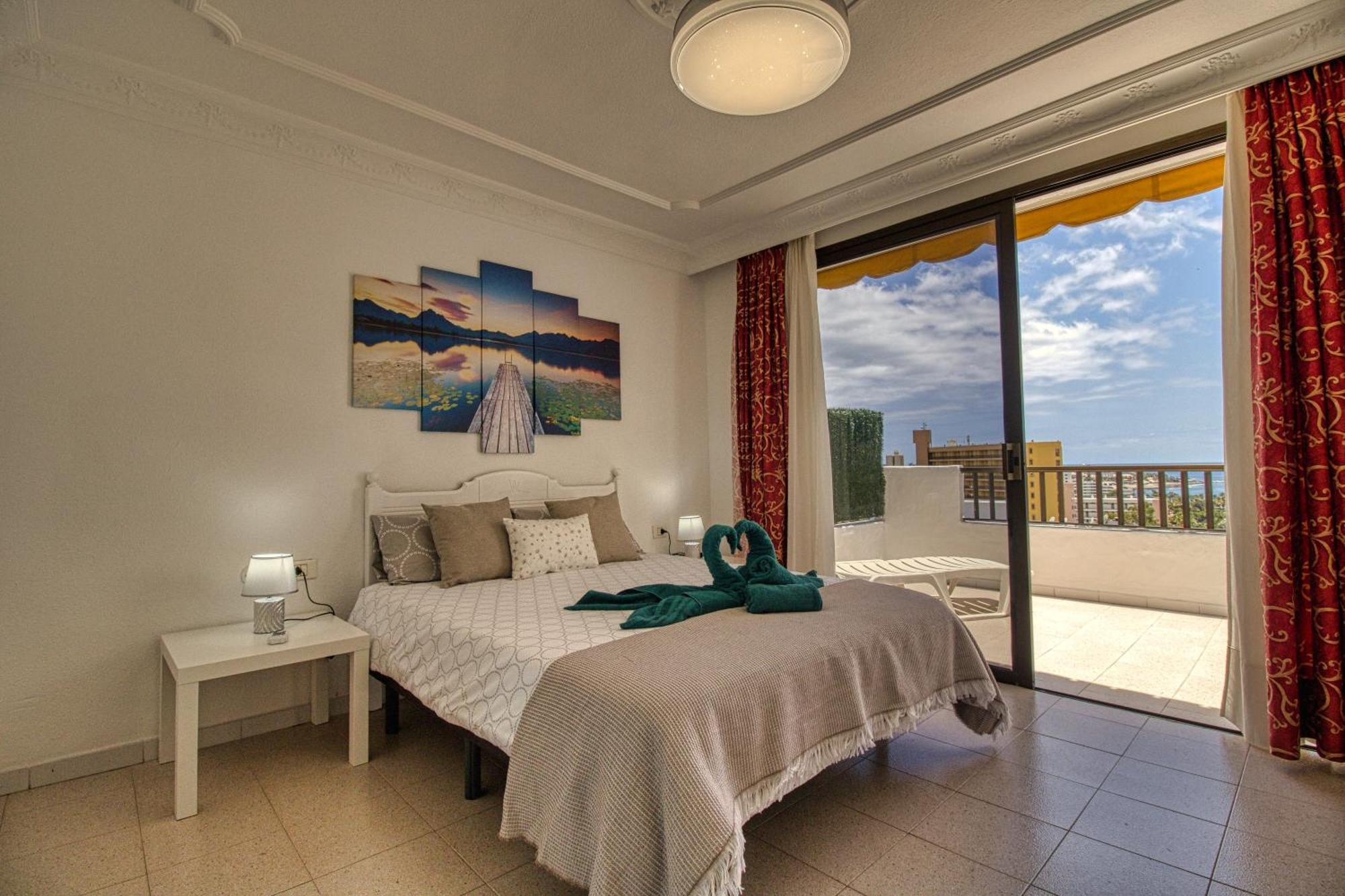 Penthouse Sea View Jacuzzy Terrace & Pool Apartment Playa Fanabe Ngoại thất bức ảnh