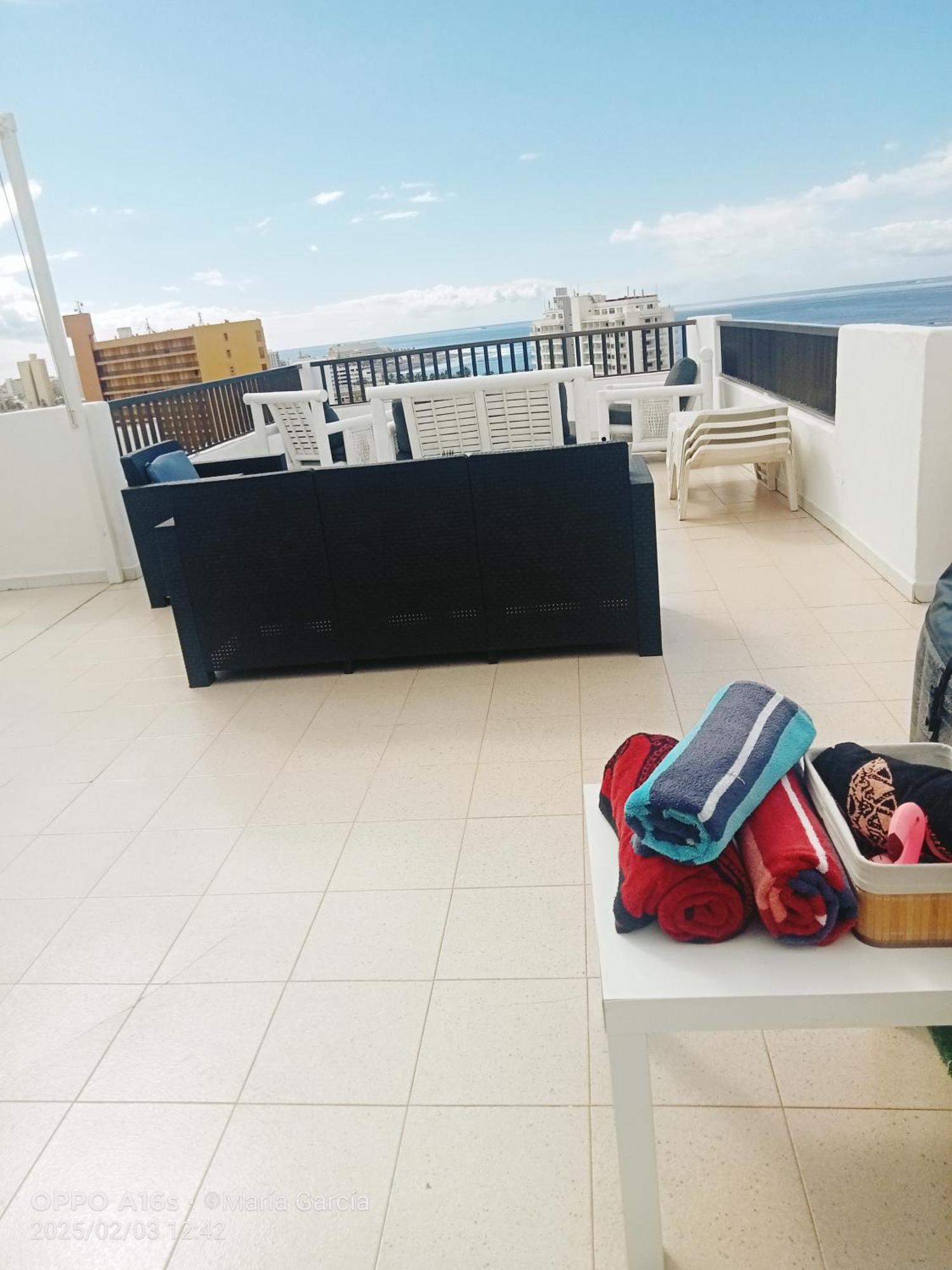 Penthouse Sea View Jacuzzy Terrace & Pool Apartment Playa Fanabe Ngoại thất bức ảnh